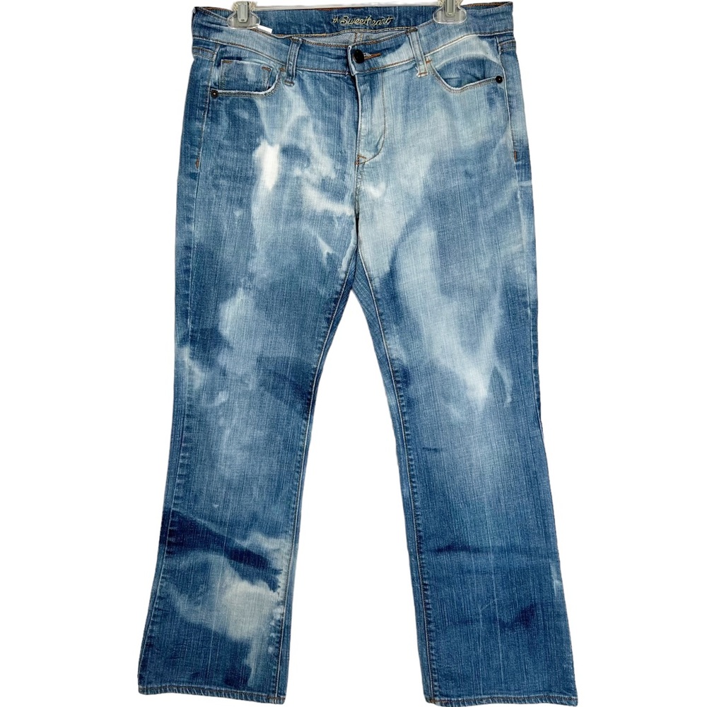 Old Navy The Sweetheart Custom Bleached Straight Leg Jeans Women’s Sz 6S